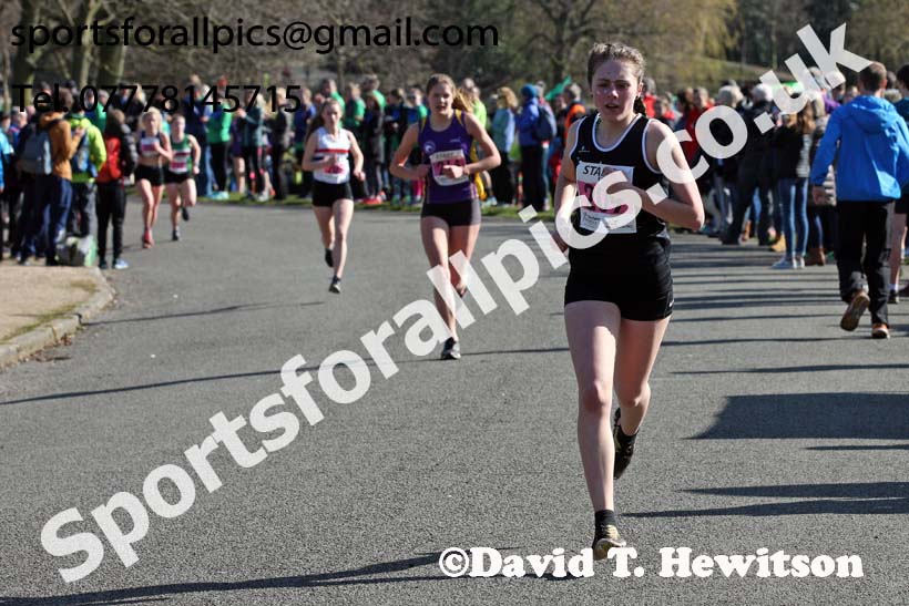 Womens under-17s Northern Athletics 5k Champs., Birkenhead Park. Photo: David T. Hewitson/Sports for All Pics